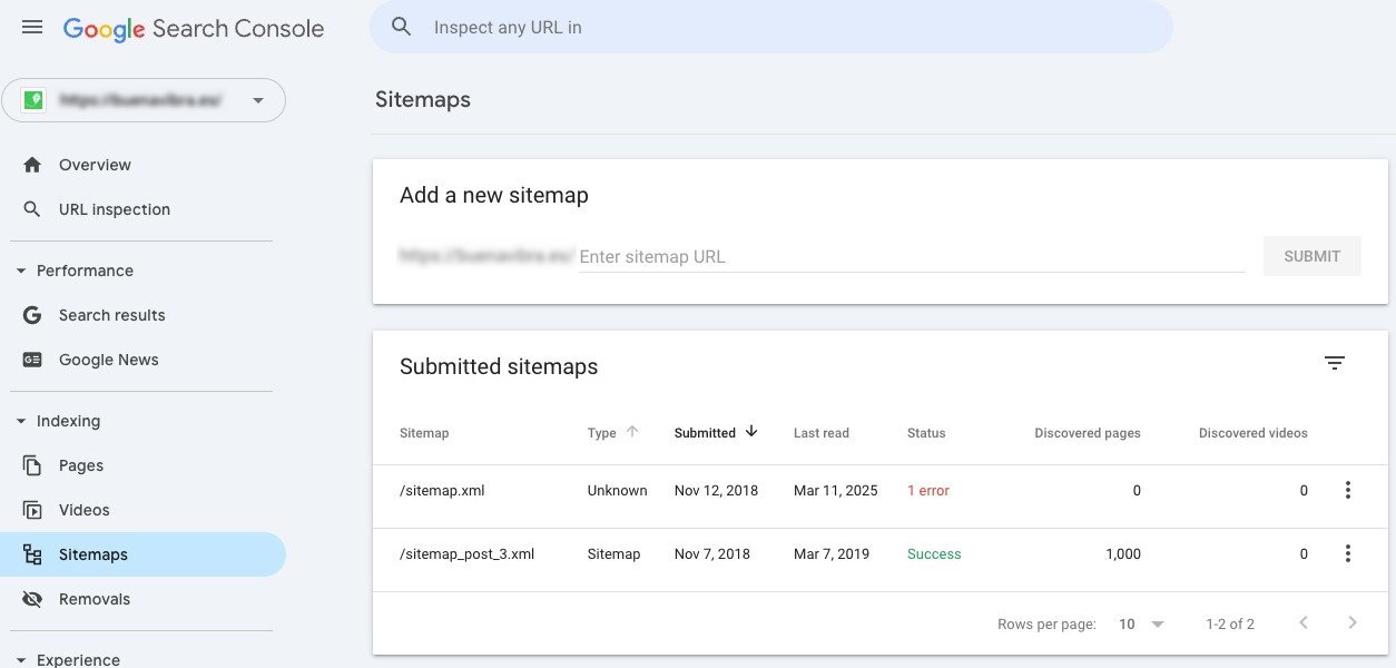 Cómo analizar un sitemap